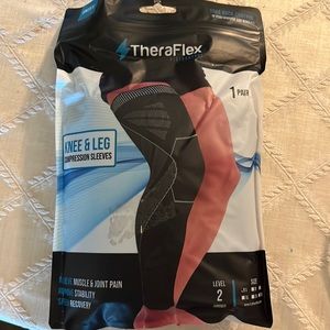 TheraFlex Knee & leg Compression Sleeves Size S